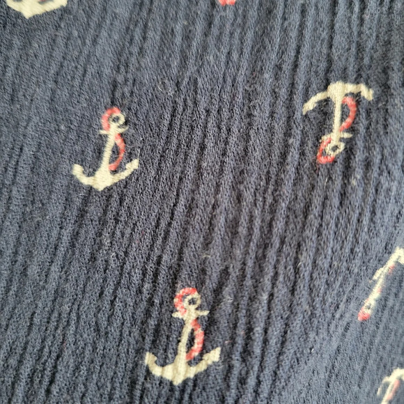 J. Crew Pullover Tunic Top (Maybe Dress) / Anchor Print / Tagged Size Large - Picture 5 of 6